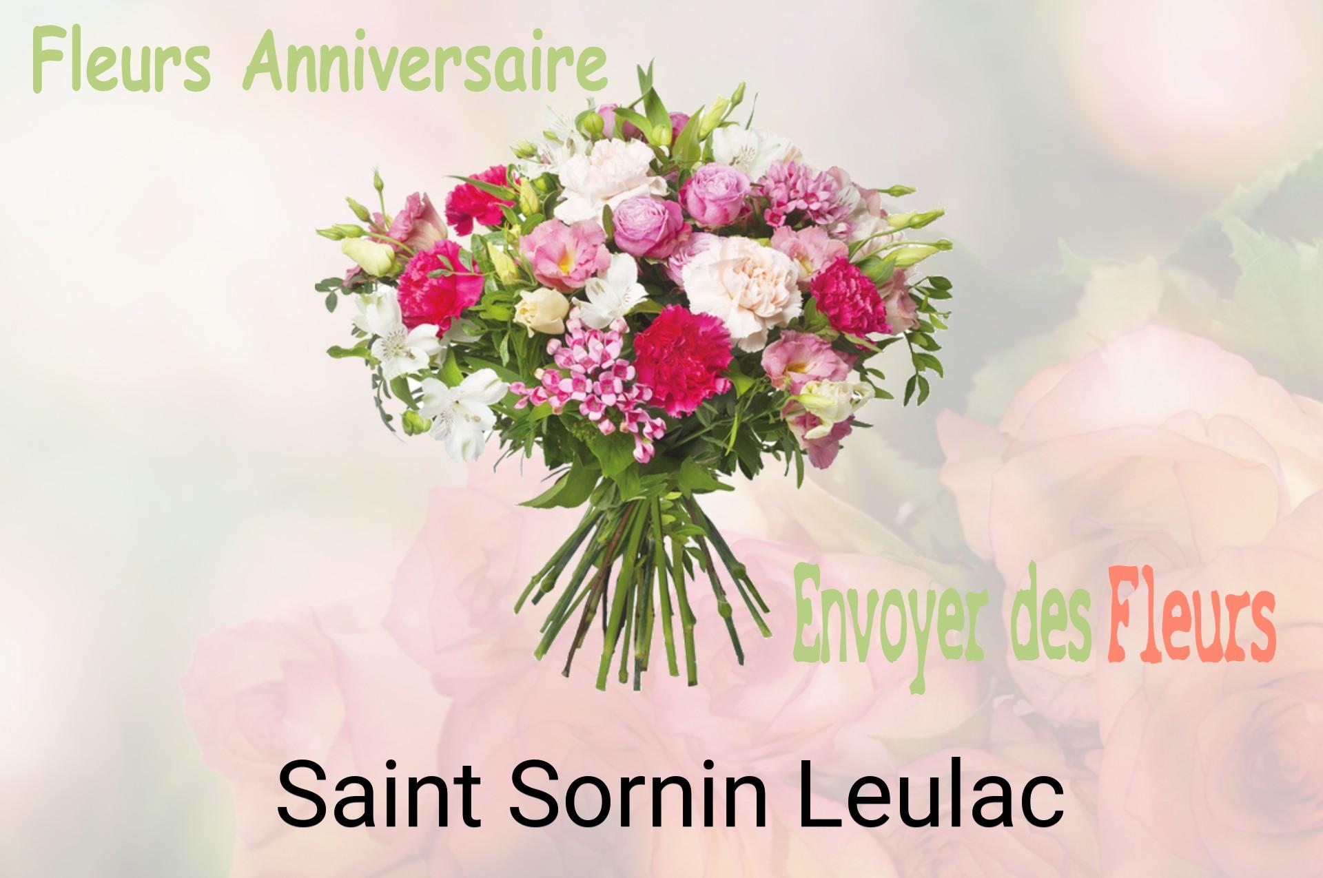 Bouquet de fleurs d’anniversaire livré à Saint-Sornin-Leulac