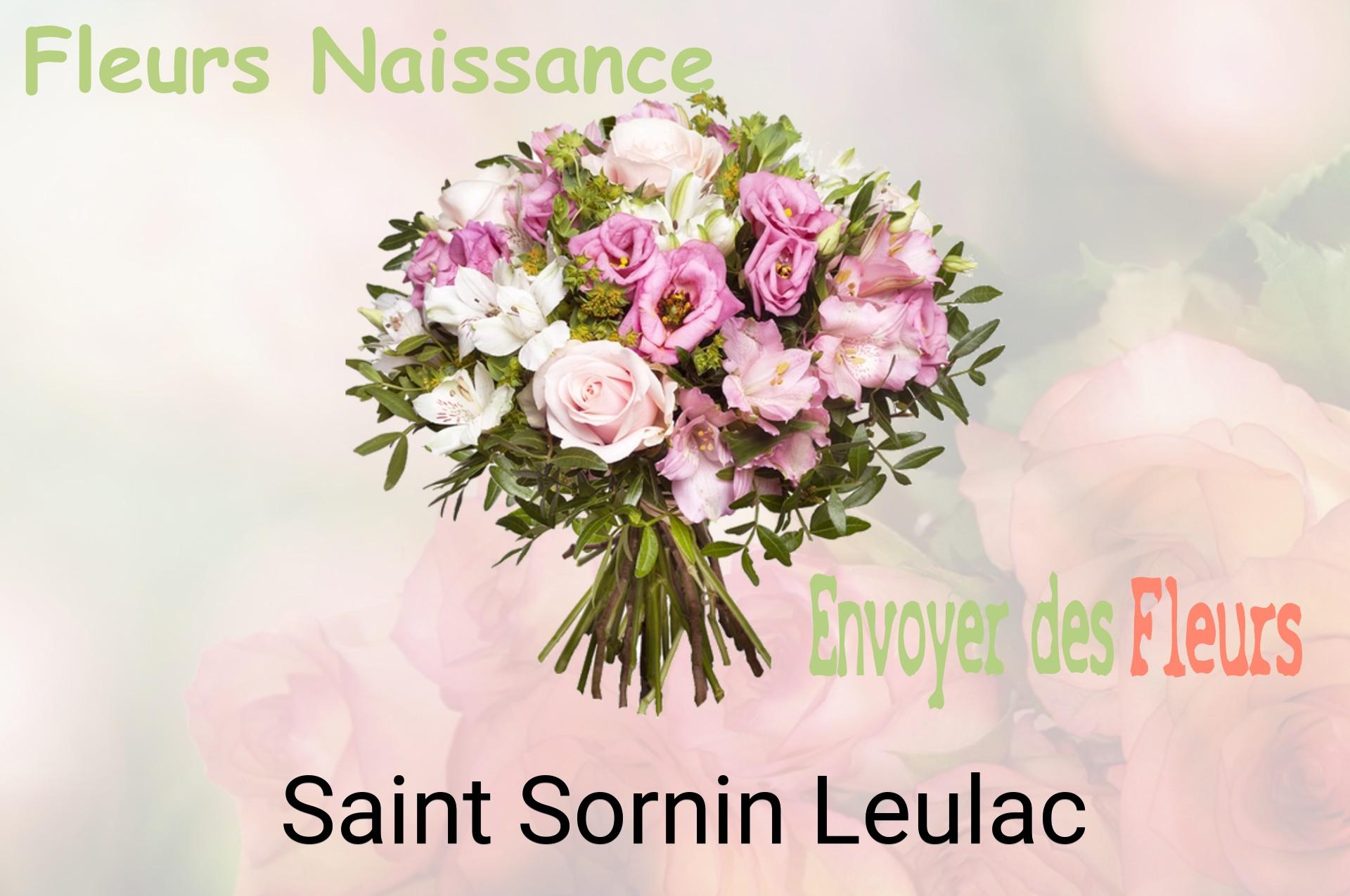 Bouquet de fleurs de naissance livré à Saint-Sornin-Leulac